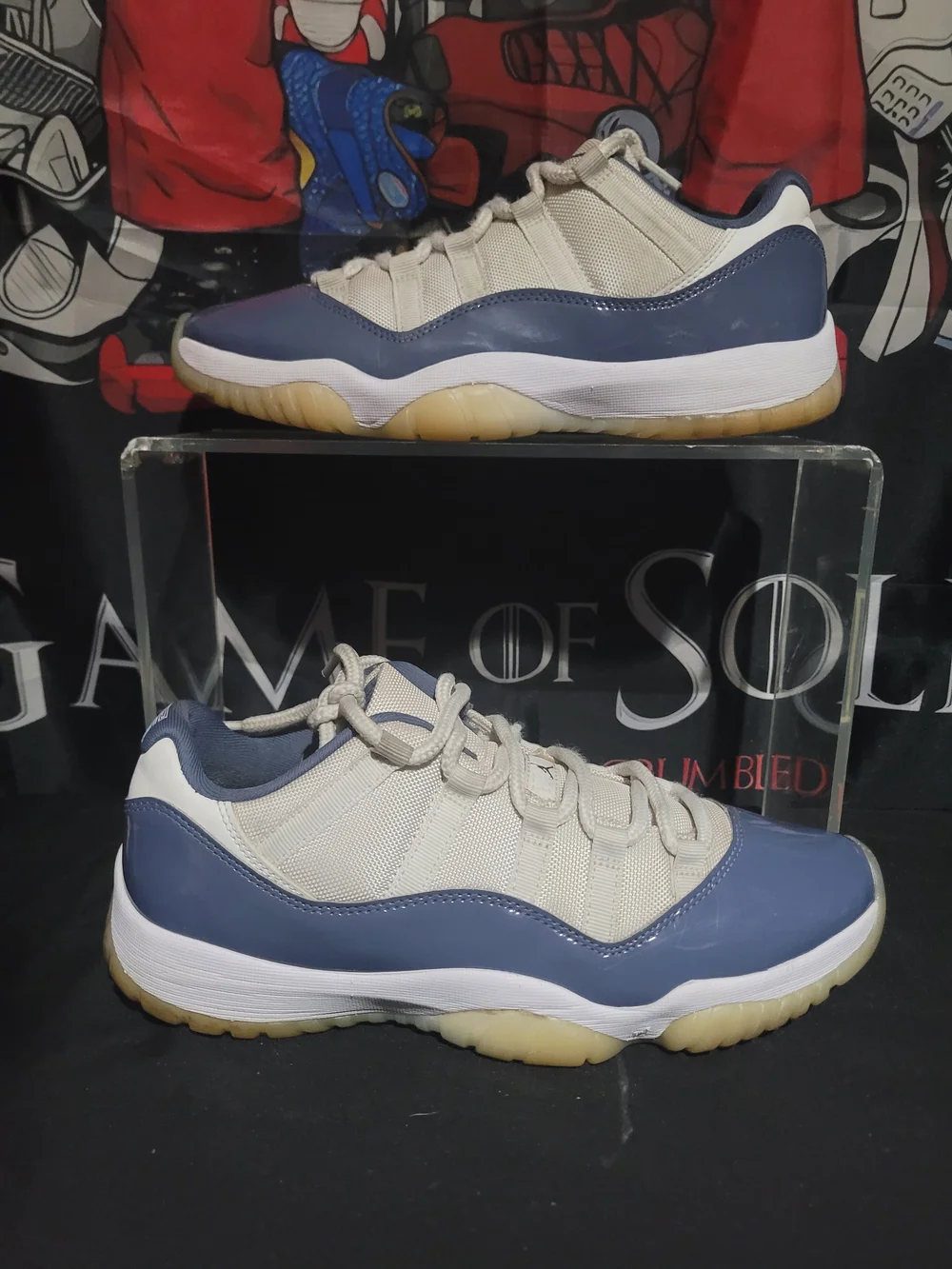 Jordan 11 Retro Low Sneakers Diffused Blue